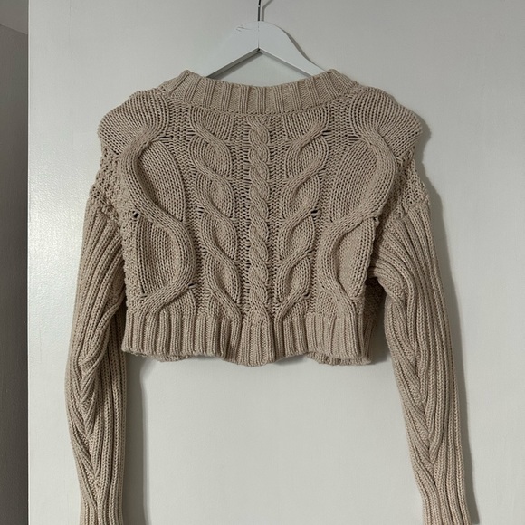 Pull & bear cropped knit cardigan - Picture 4 of 4